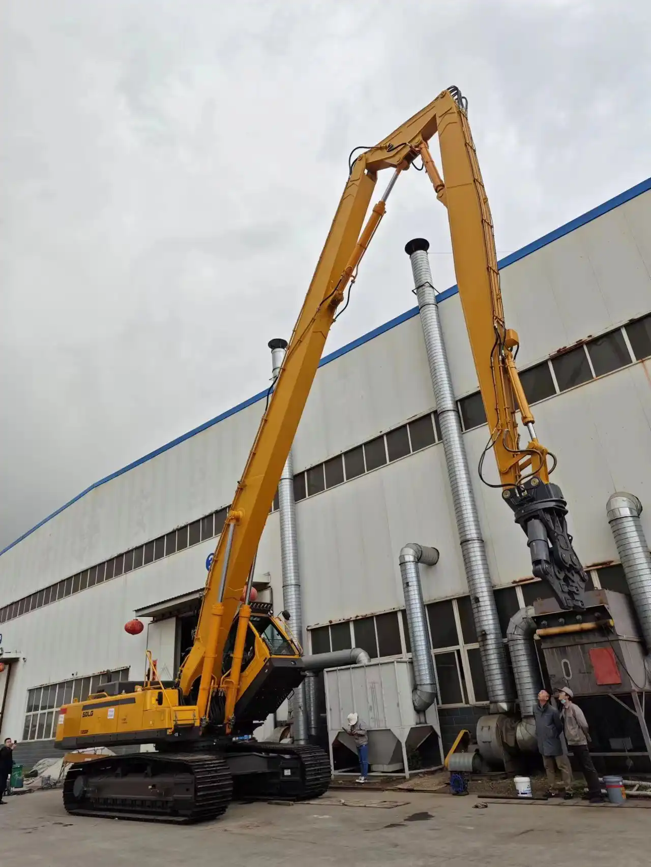 Excavator High Reach Demolition Long Boom And Arm Parts